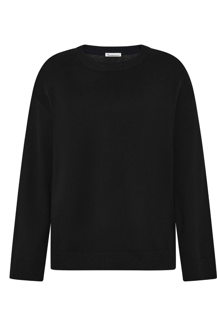 CASHMERE Crew Neck Sweater black jet