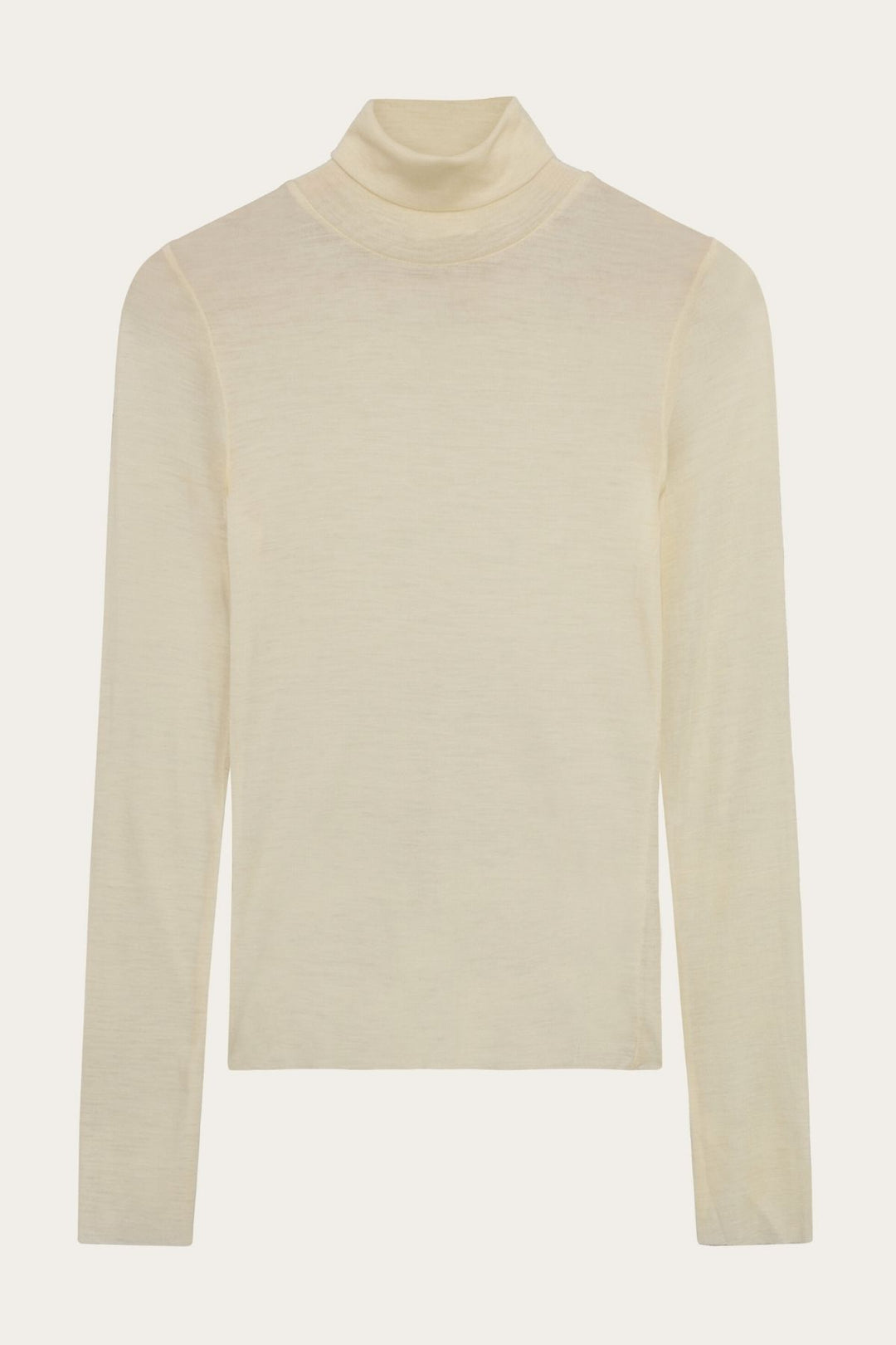 MERINO Rib Long Sleeve Roll-Neck