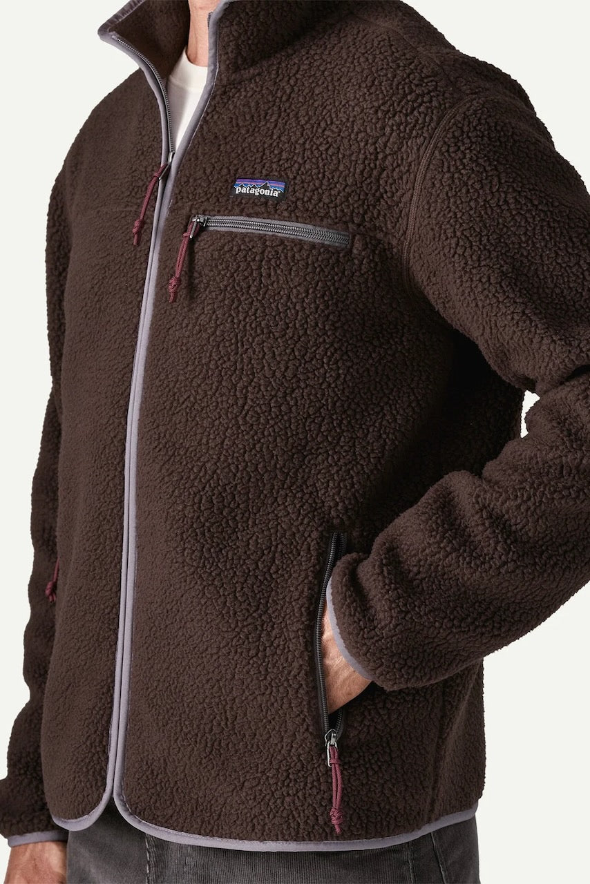 M´S RETRO Pile Jacket Den Brown
