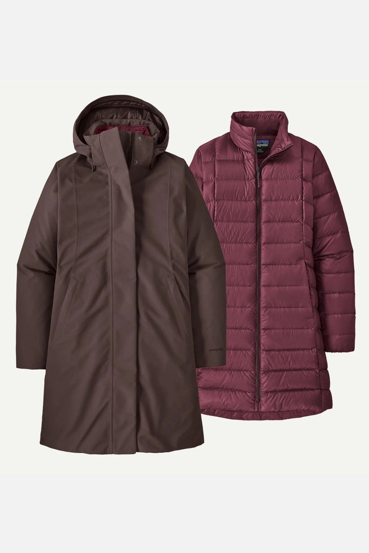 W'S TRES 3-IN-1 Parka Den Brown