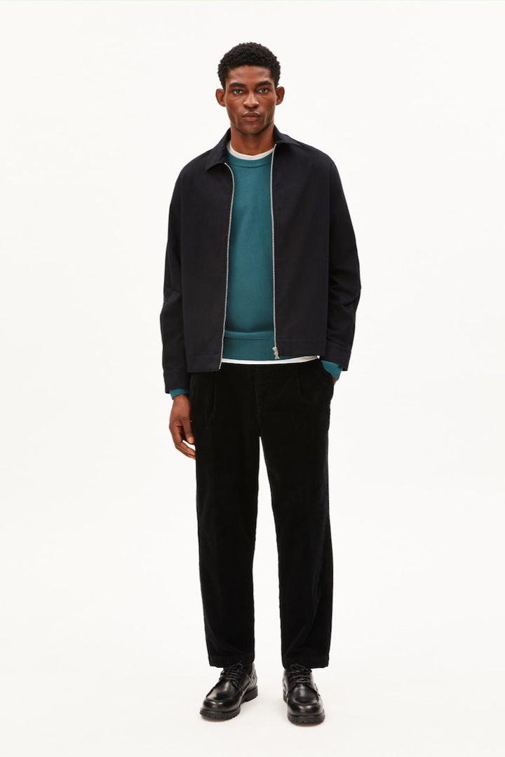 STRUCTURE Zip Jacket black