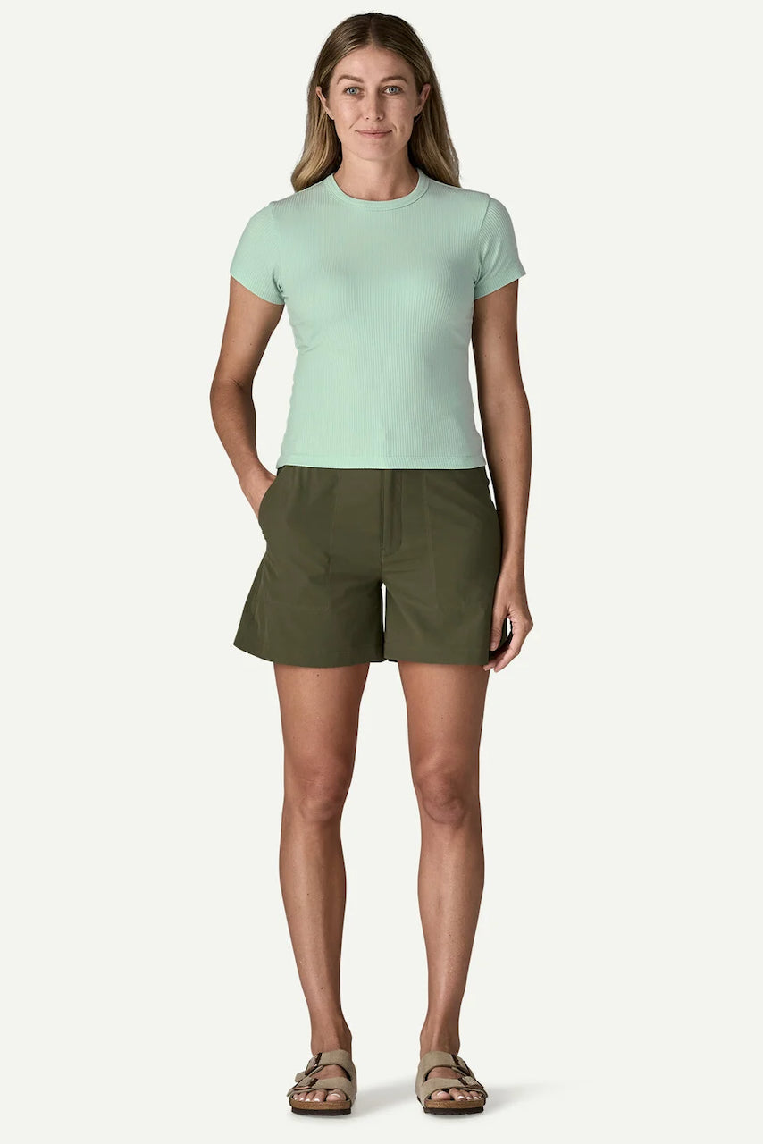 W'S RIB KNIT Top