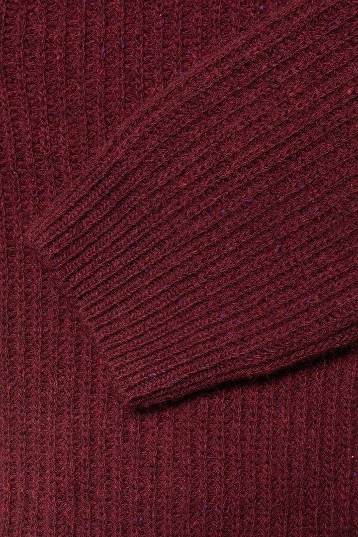 ELLEN Cardigan wool burgundy