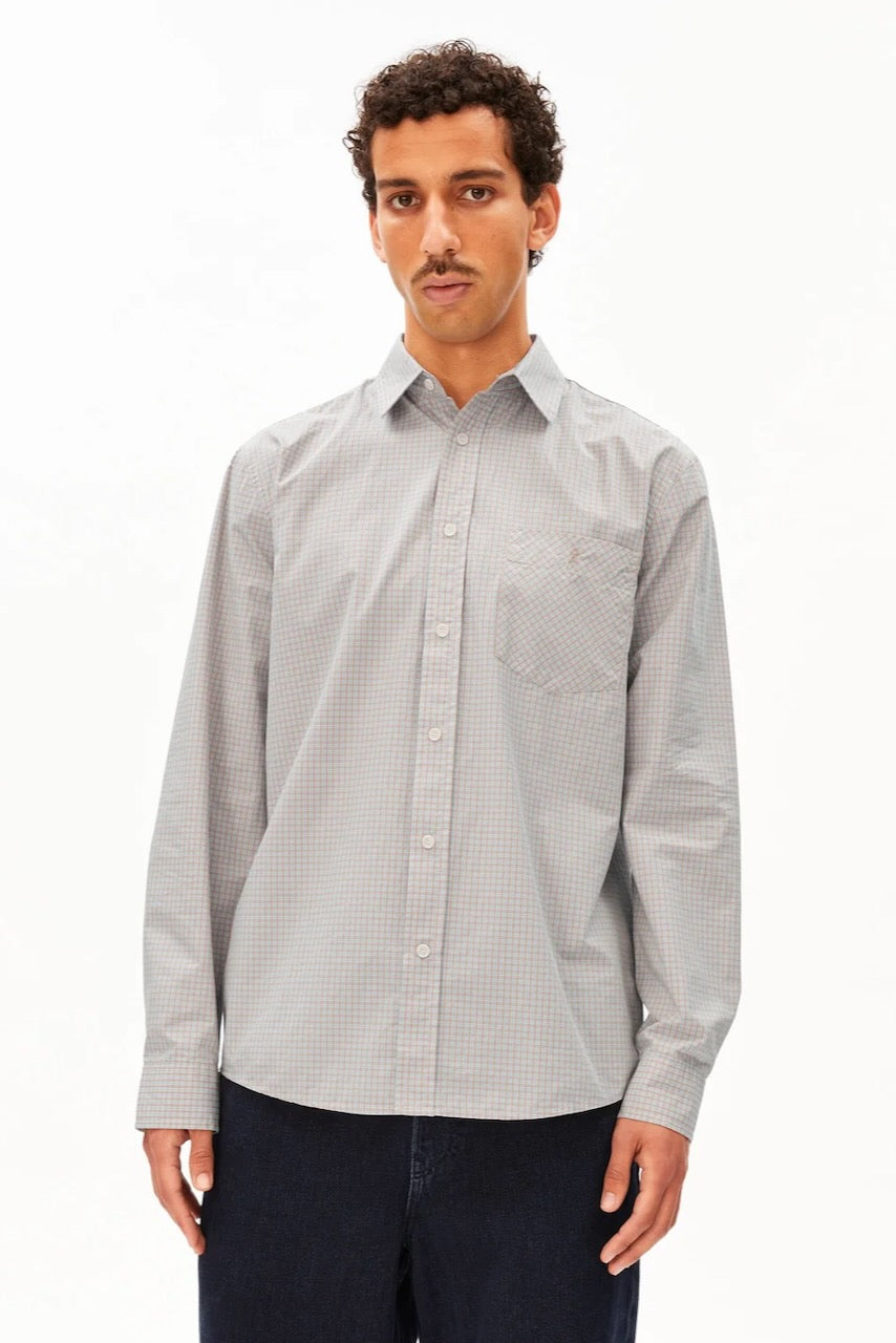 Small Check LS Shirt honey reed
