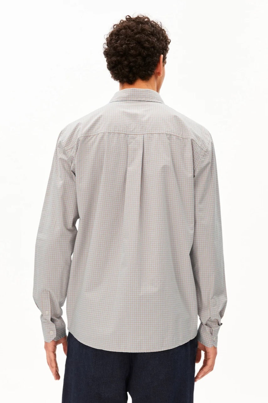 Small Check LS Shirt honey reed