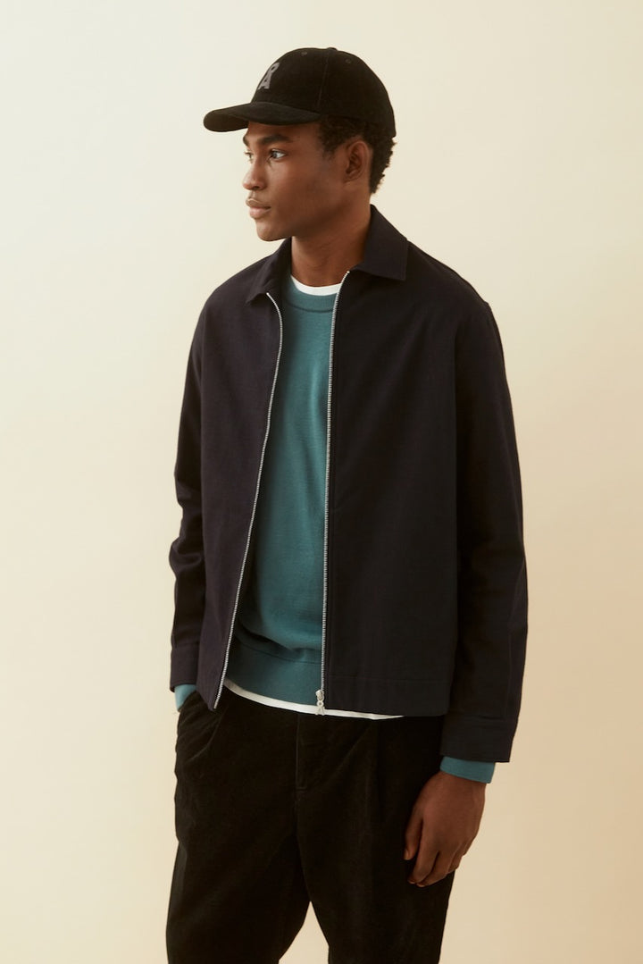 STRUCTURE Zip Jacket black