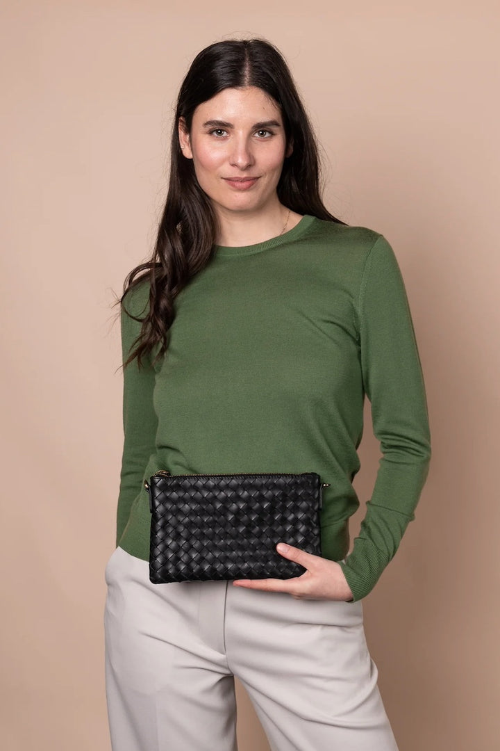 LEXI Woven Classic Leather