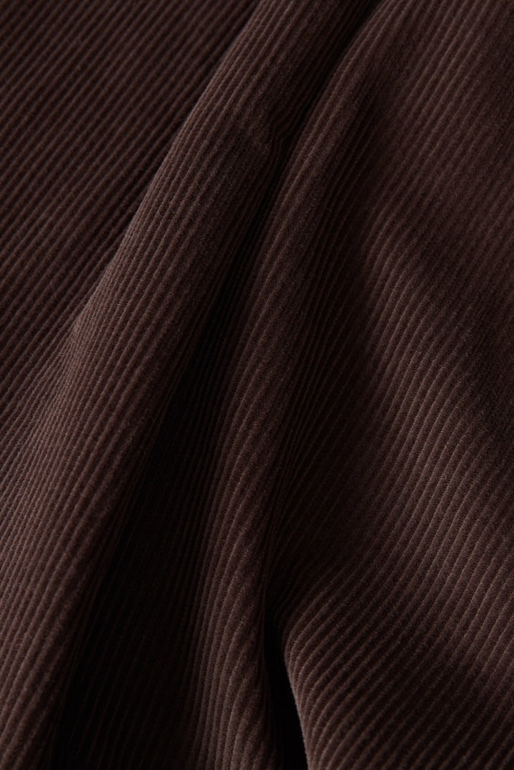 GBCurt Shirt Cord coffee brown