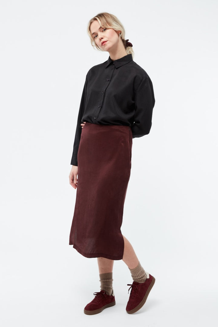 GBTina Skirt wine red