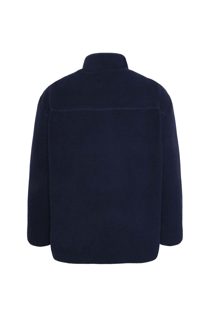 LOOSE FIT Zip Fleece Vest night sky