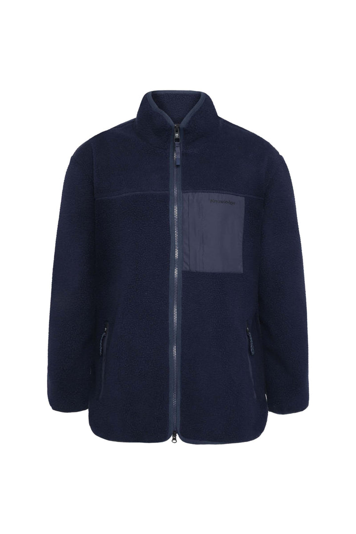 LOOSE FIT Zip Fleece Vest night sky