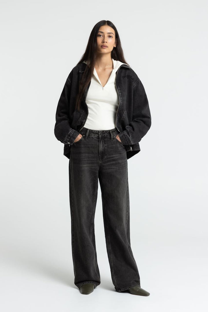 JOAN Jeans vilma brown black worn
