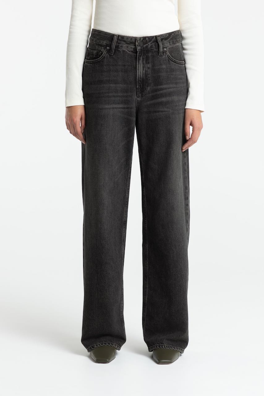 JOAN Jeans vilma brown black worn
