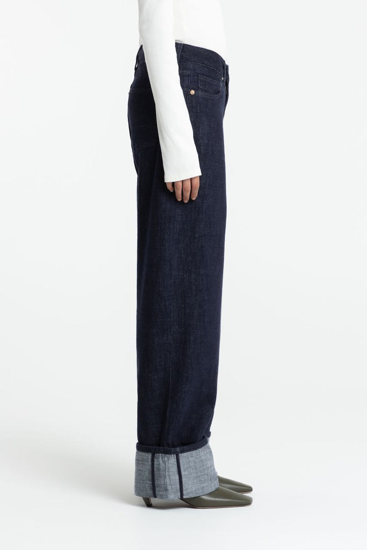 JOAN TURNUP Jeans suse rinse