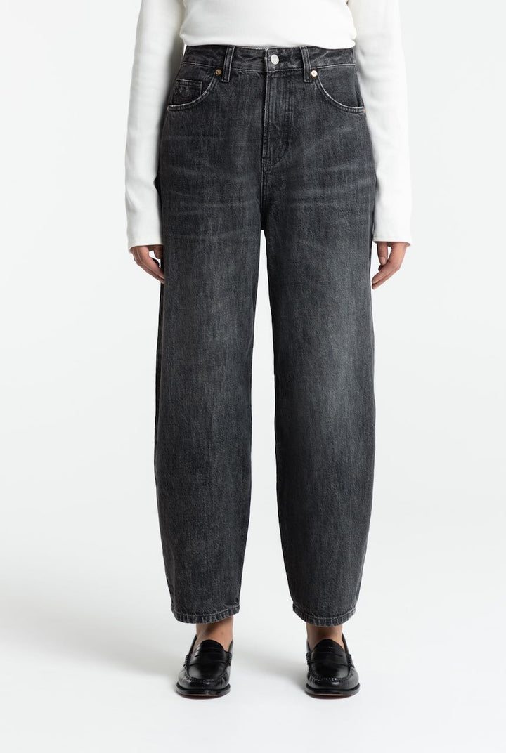 LEILA Jeans ceky black worn