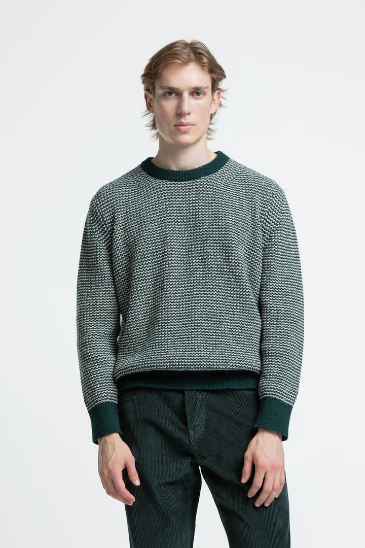 HECTOR LS Knit multi stripe