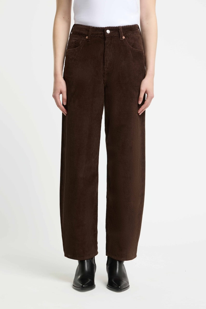 LEILA Cord Pants coffee bean