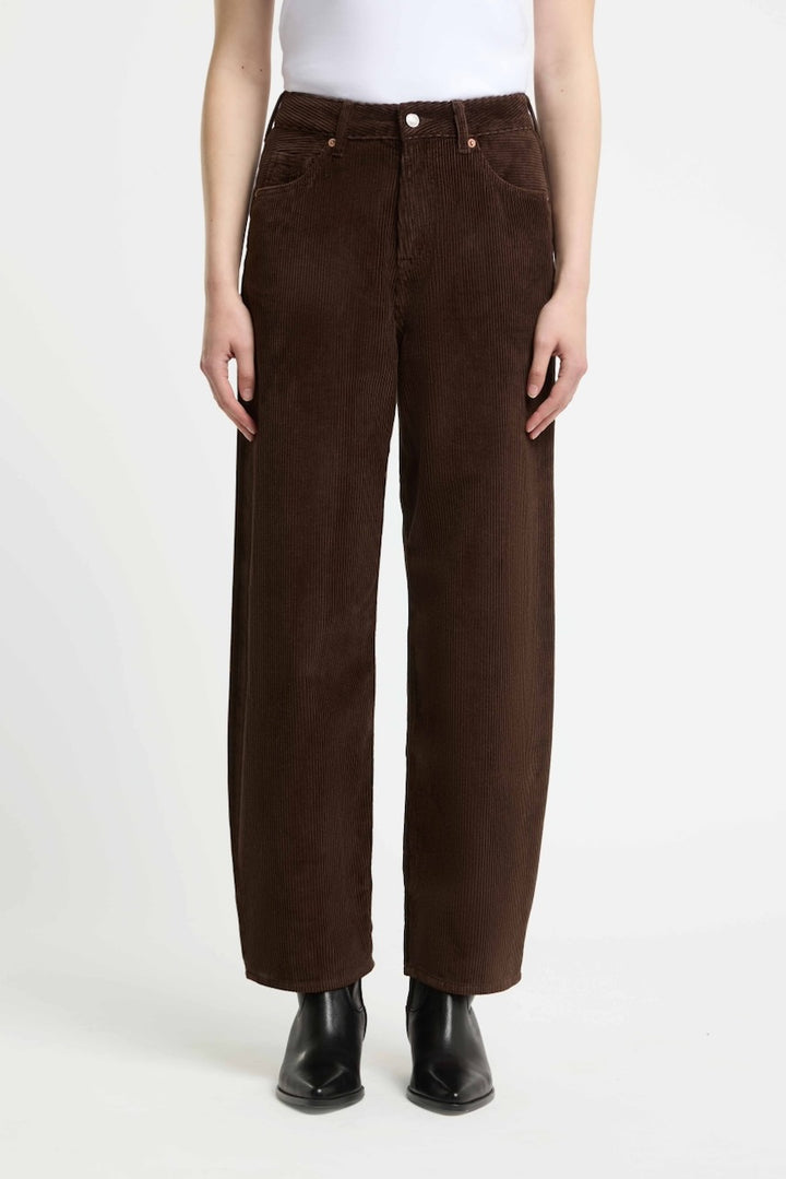 LEILA Cord Pants coffee bean