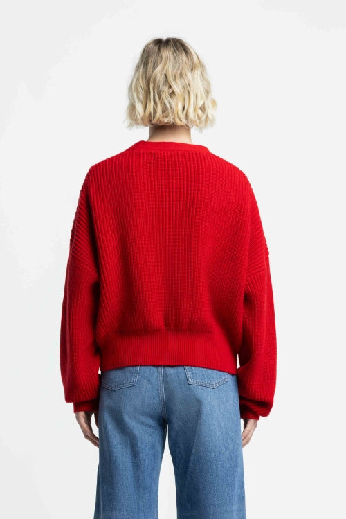 DECIMA Knit Vest red