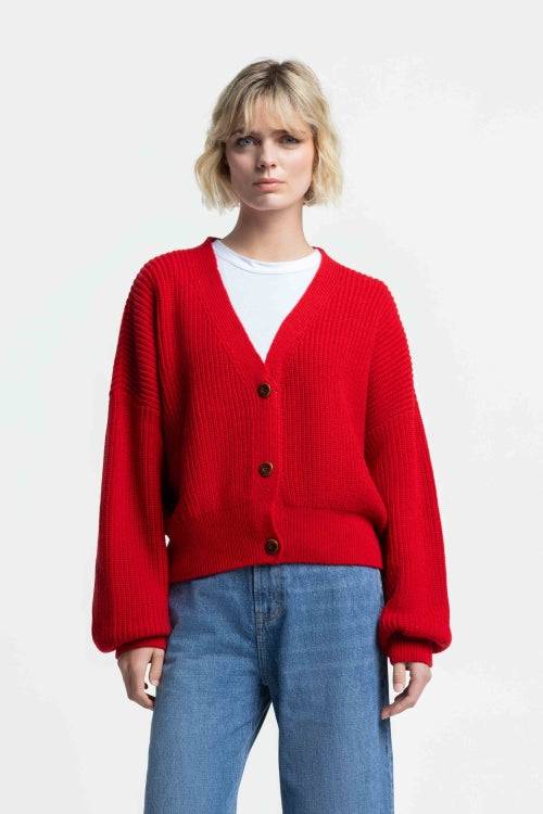 DECIMA Knit Vest red