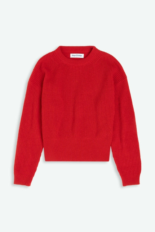 NOCTURNA LS Knit red