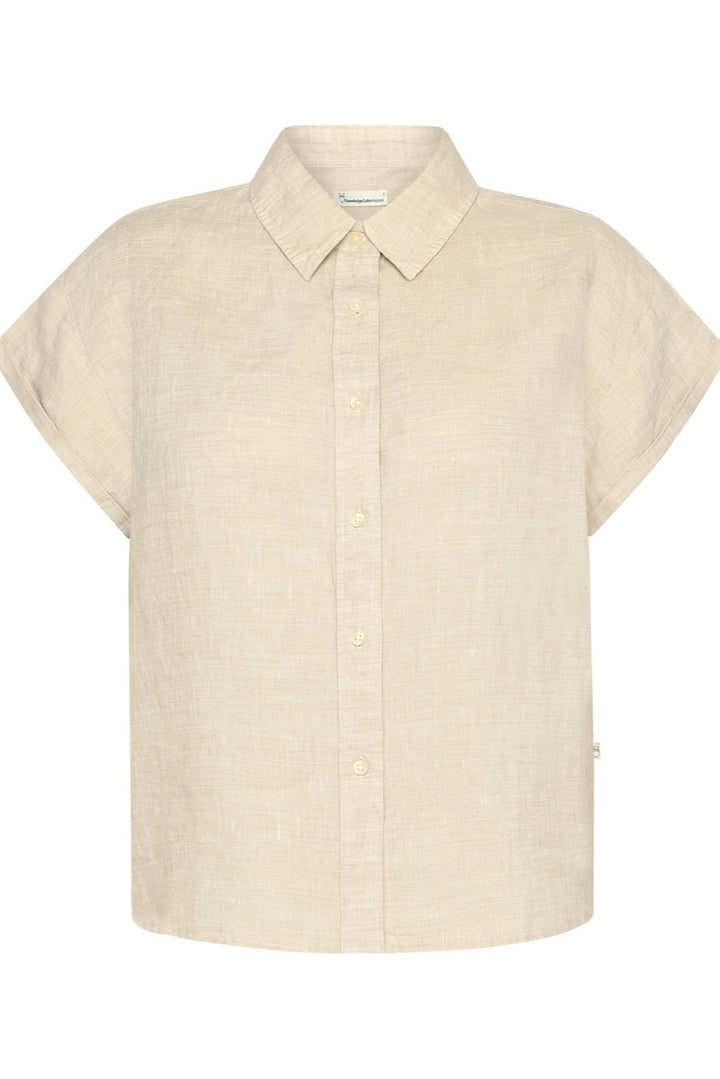 ASTER Fold Up Shortsleeve Linen Shirt