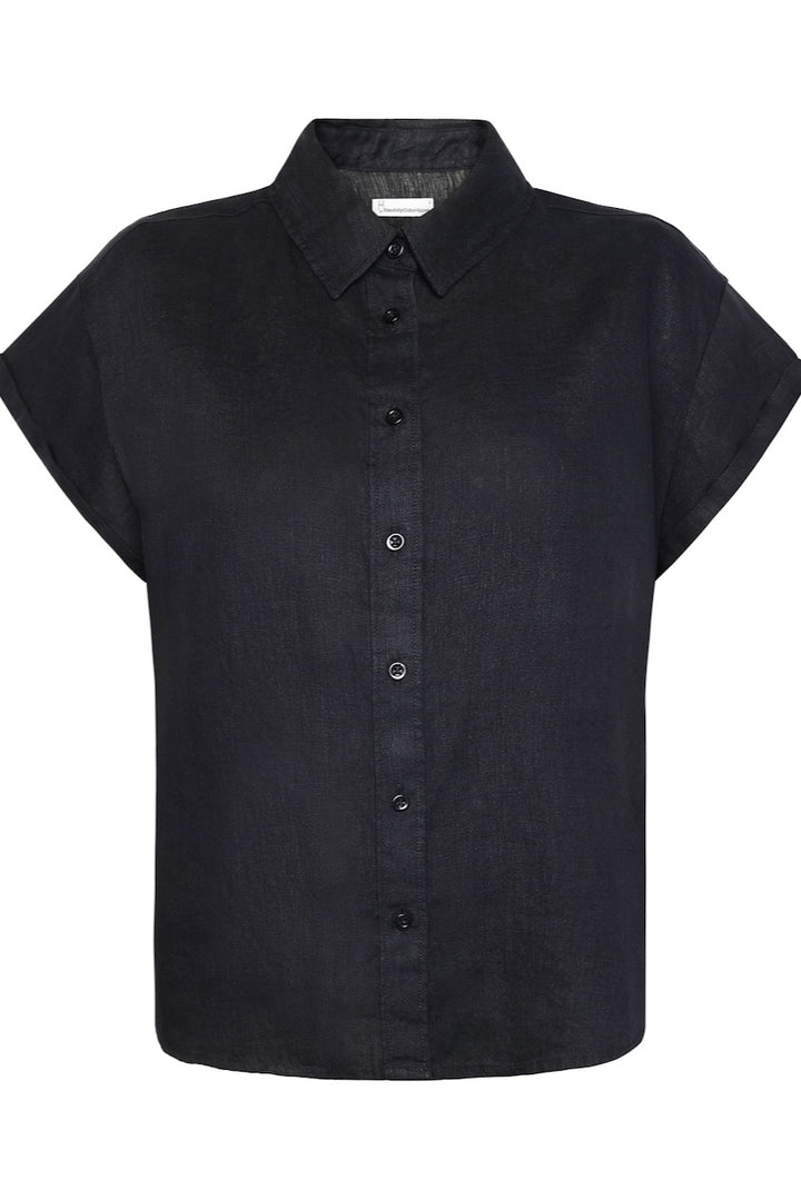 ASTER Fold Up Shortsleeve Linen Shirt