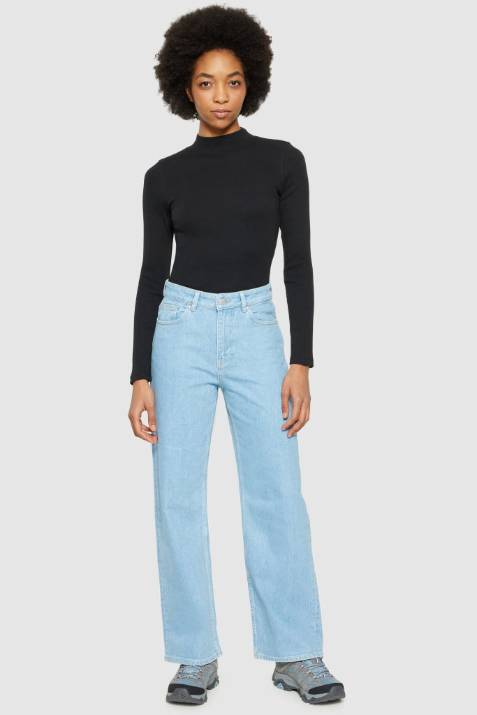 HIGH NECK Rib Shirt