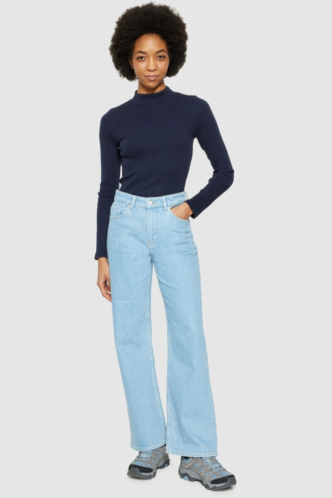 HIGH NECK Rib Shirt
