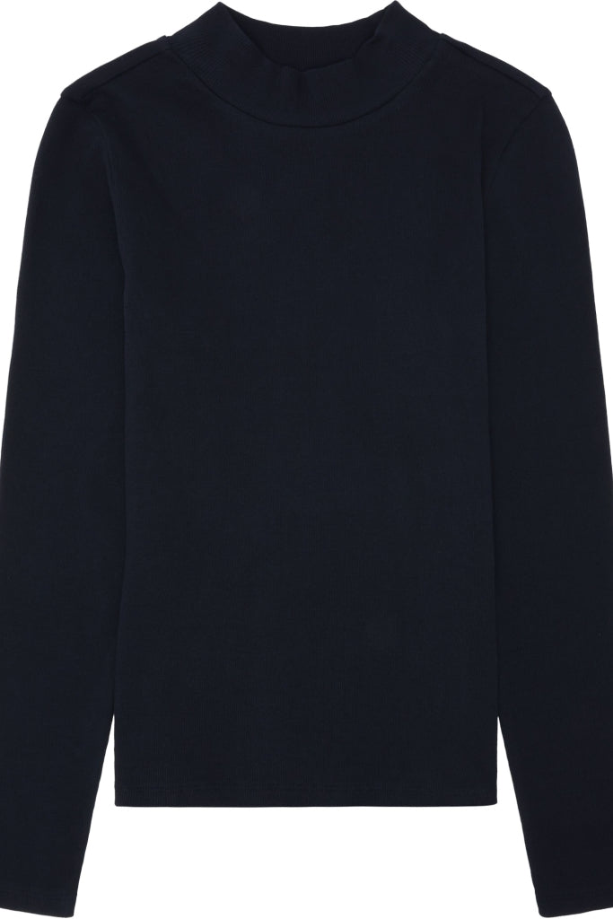 HIGH NECK Rib Shirt