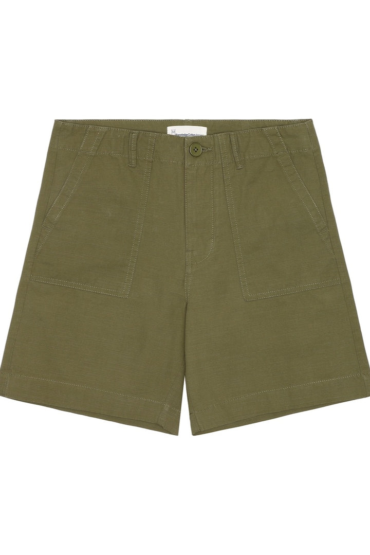POSEY Slub Yarn Shorts burned olive