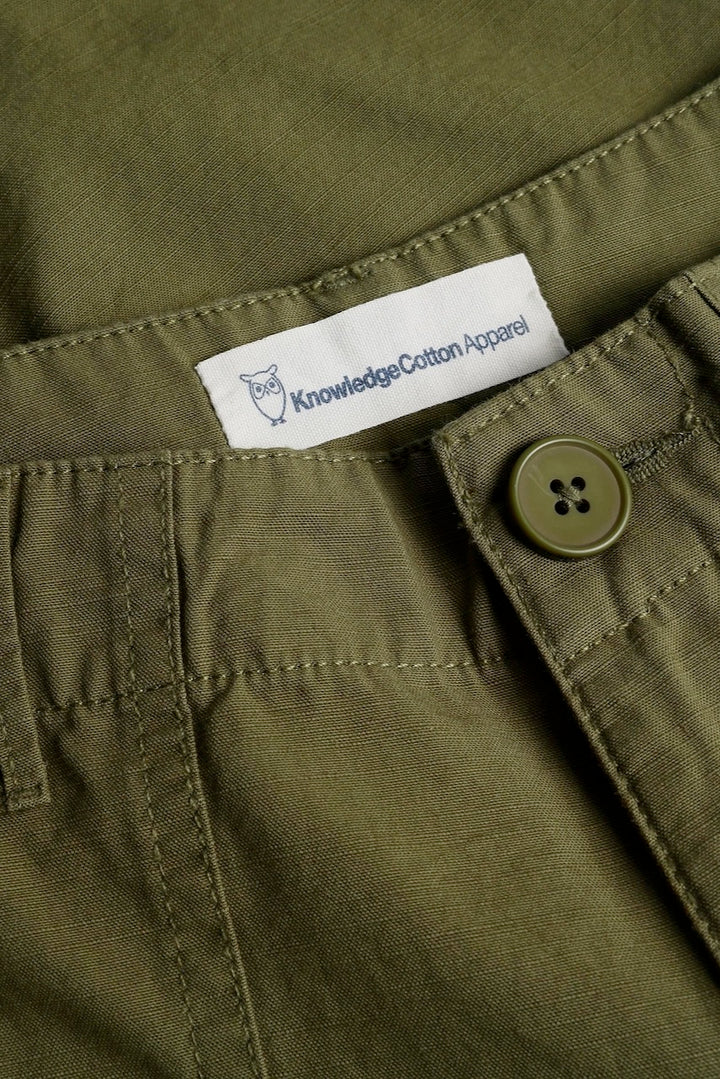 POSEY Slub Yarn Shorts burned olive