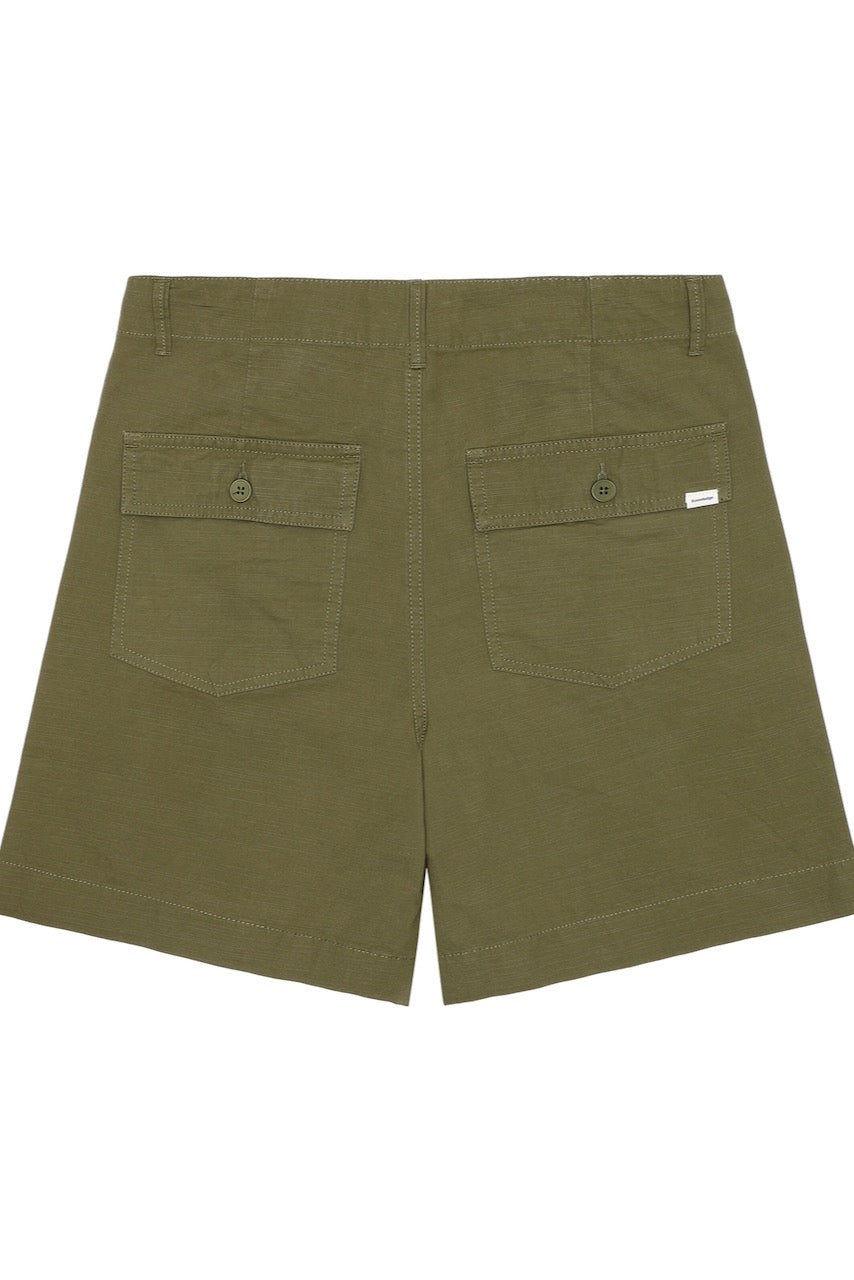 POSEY Slub Yarn Shorts burned olive