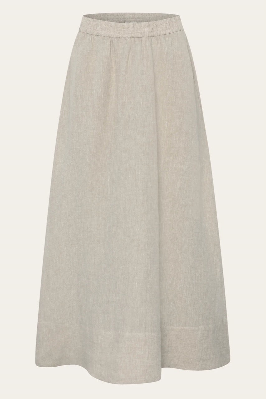 LINEN MAXI Skirt yarndyed KCA