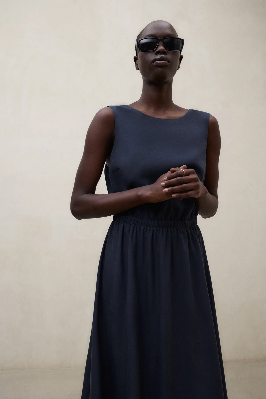VITTORIA Dress dark navy