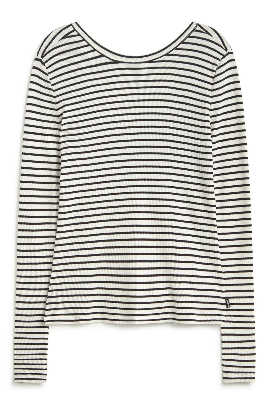 FARO LS T-Shirt white black stripe