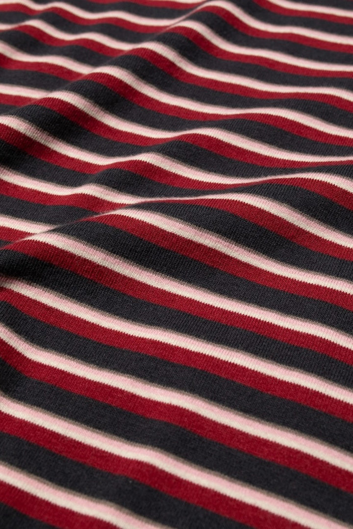 JESSY LS T-Shirt striped rib multi