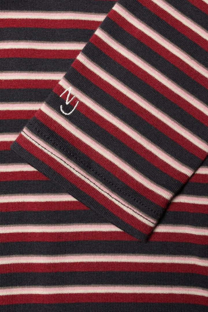 JESSY LS T-Shirt striped rib multi