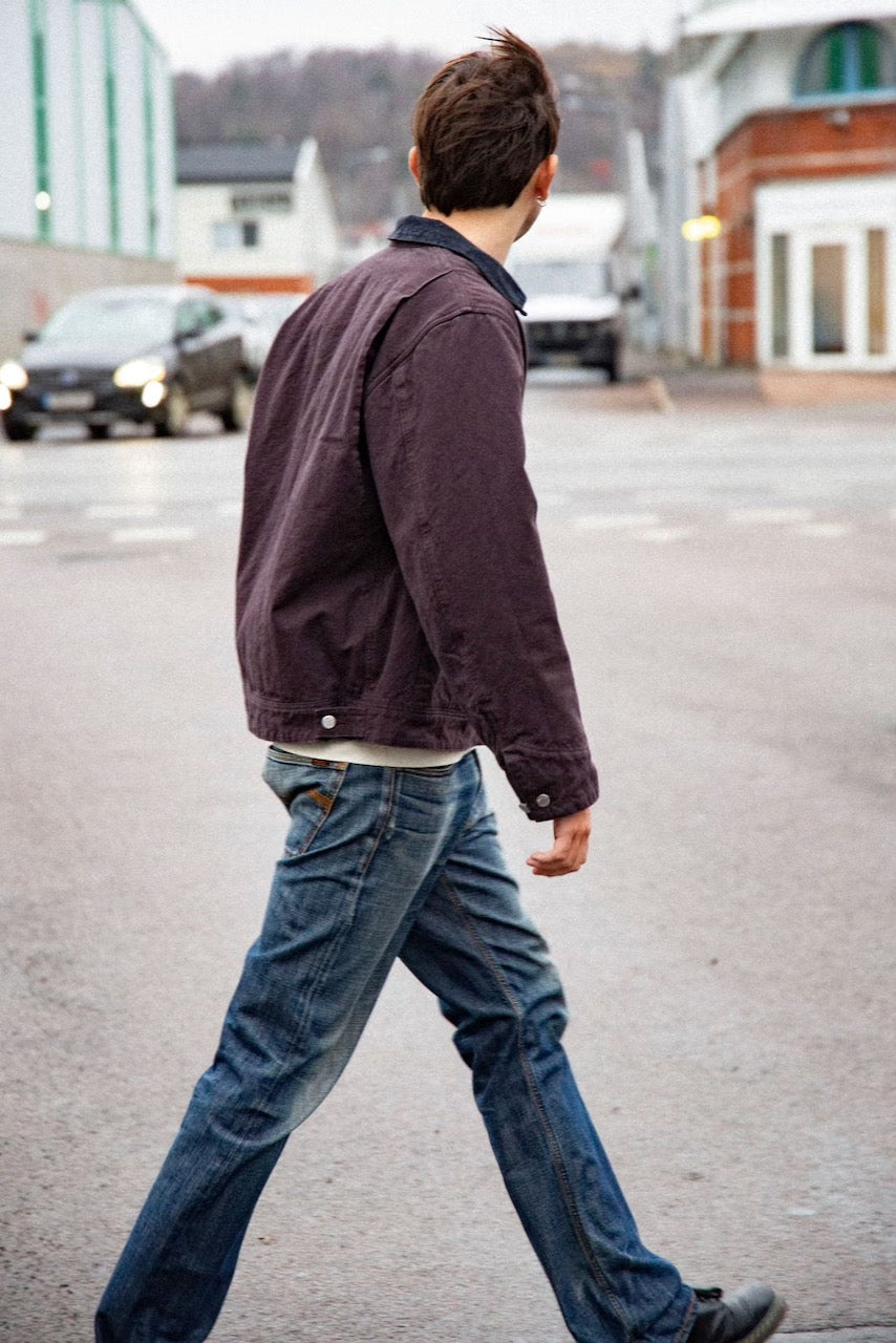 BLAKE Zip Jacket Duck Canvas dark brown