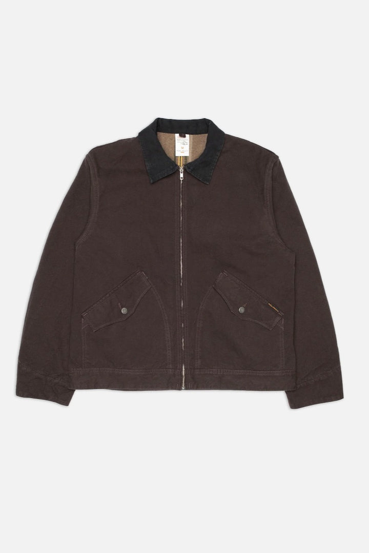 BLAKE Zip Jacket Duck Canvas dark brown