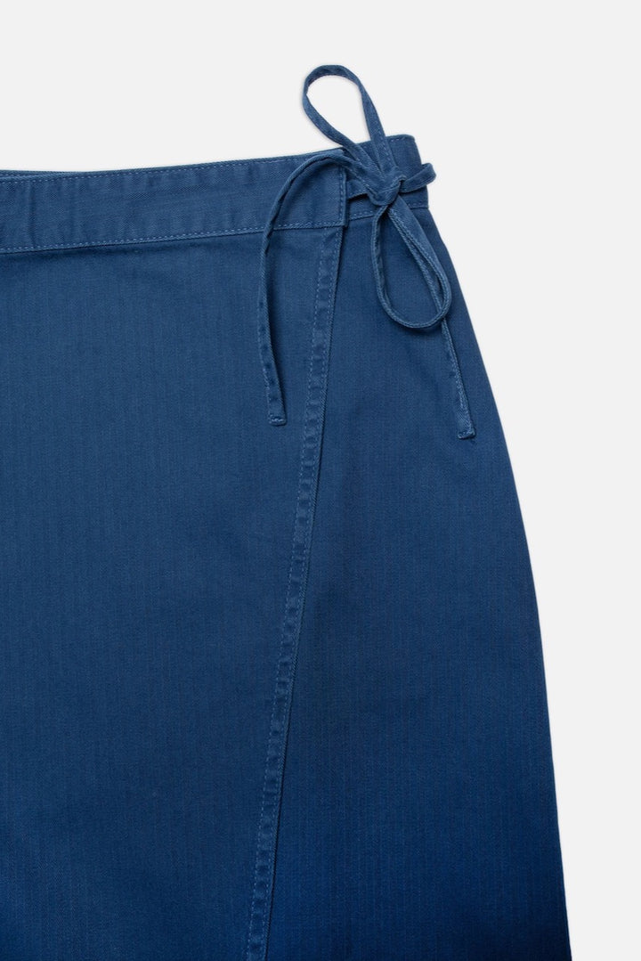 IRMA Skirt Herringbone blue | Nudie Jeans