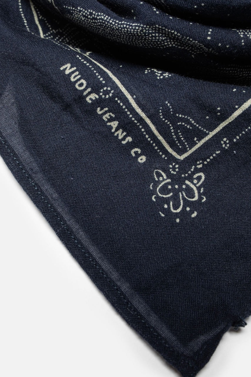 INGRID Bandana Starburst blue