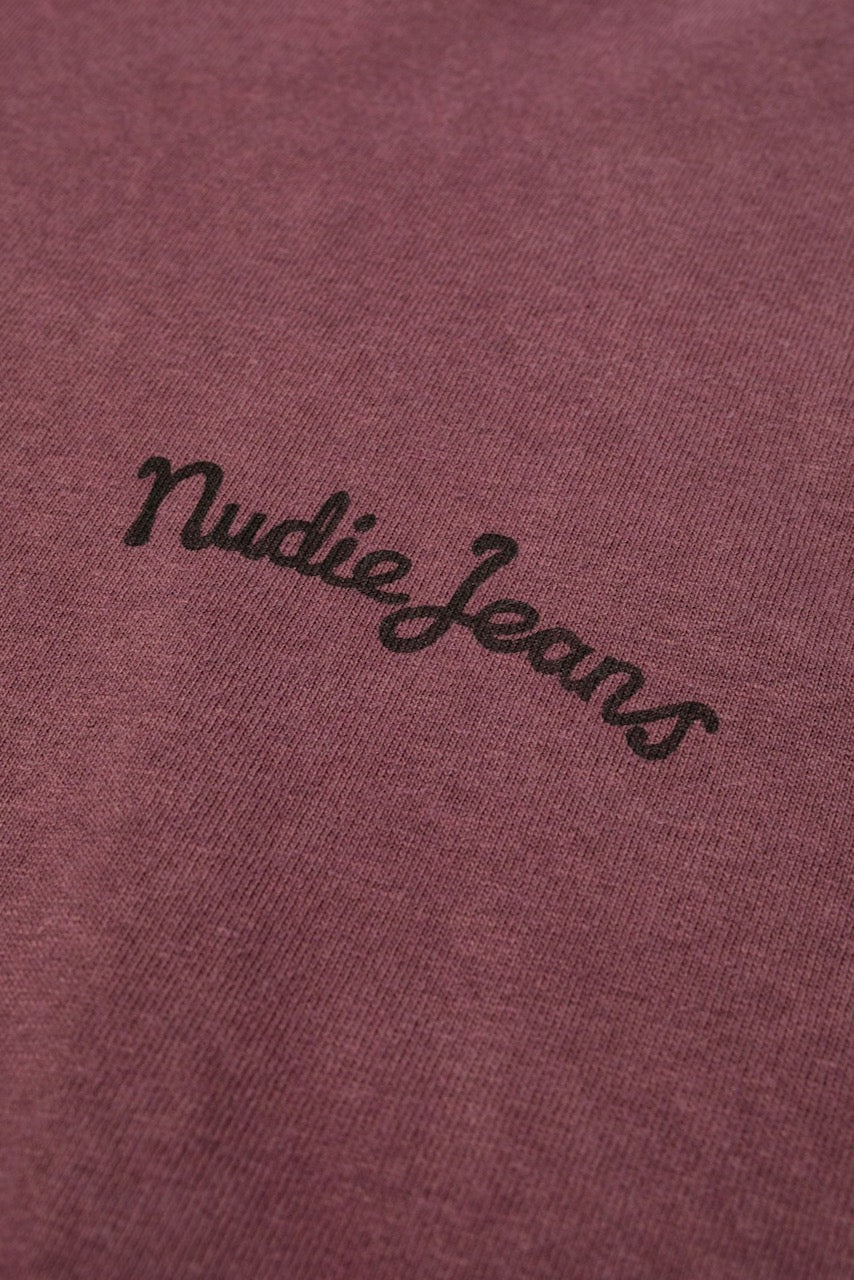 KARITA LS T-Shirt NJCO Pin burgundy