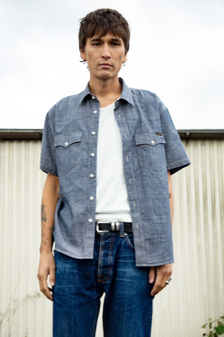LANCE Short Sleeve Shirt blue