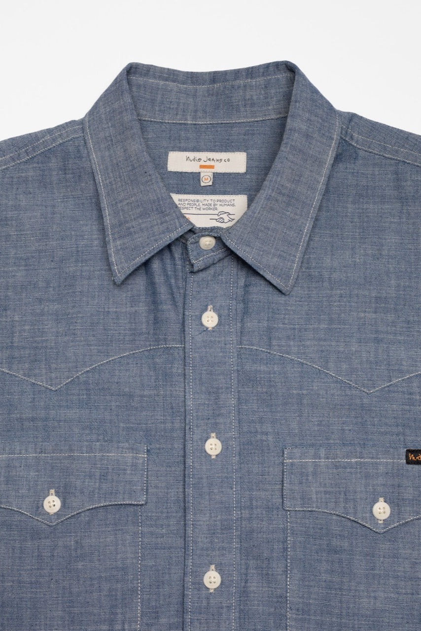 LANCE Short Sleeve Shirt blue