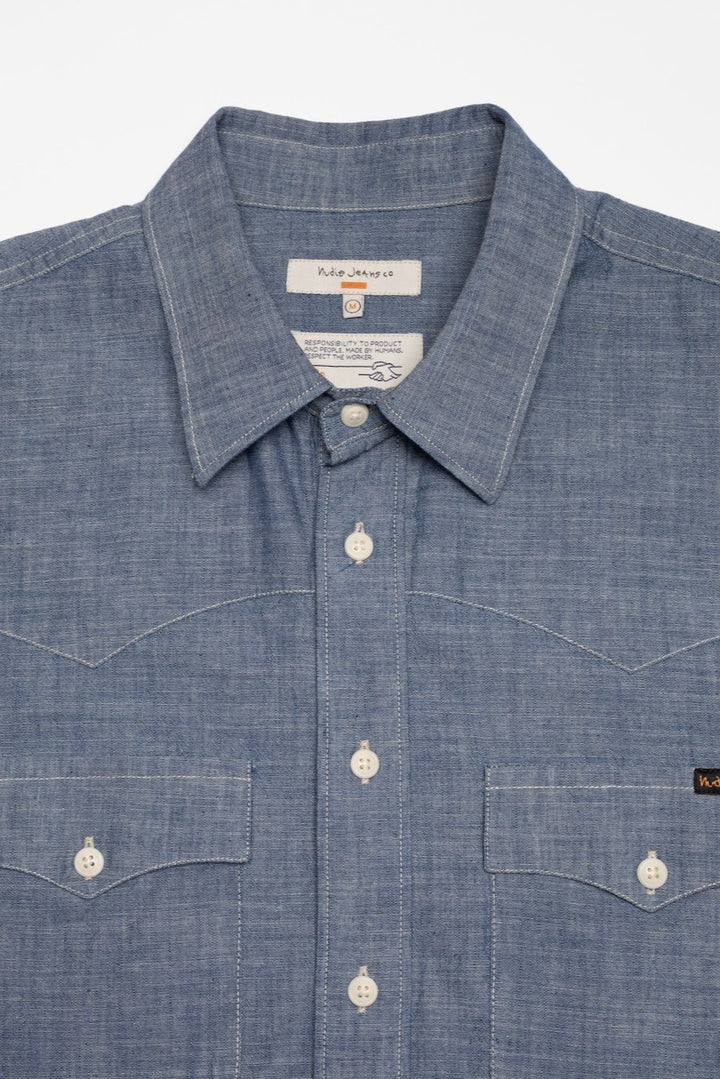 LANCE Short Sleeve Shirt blue