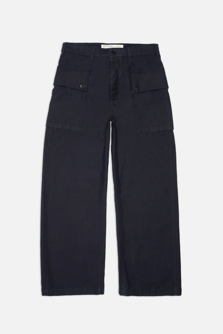LOUD LARRY Pants back sateen indigo
