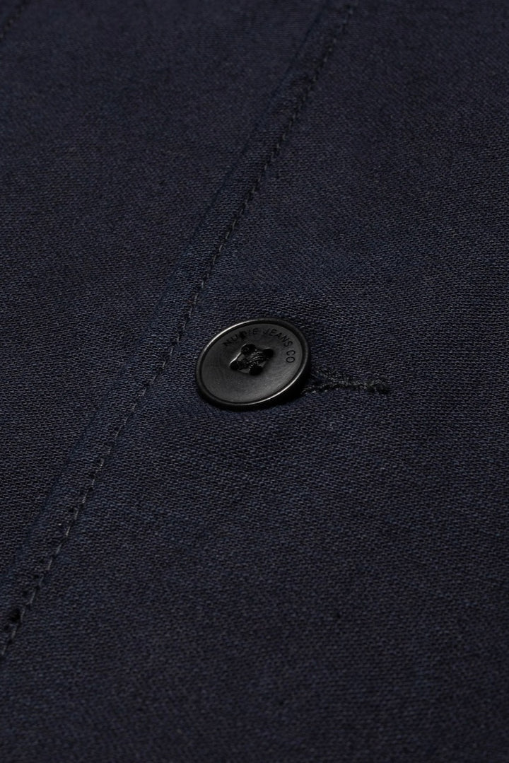 NINO Shirt back sateen indigo