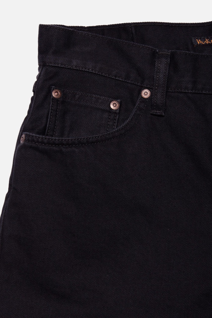 SETH Denim Shorts aged black | Nudie Jeans