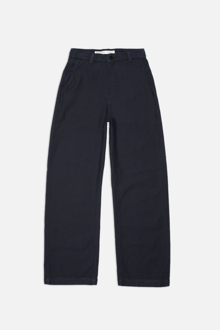 WENDY Pants back sateen indigo